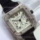 Copy Cartier Santos 100 Stainless Steel Diamond Watch (9)_th.jpg